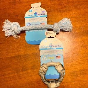 Clean Earth Collection Dog Toys NWT